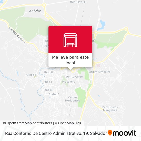 Rua Contôrno De Centro Administrativo, 19 mapa