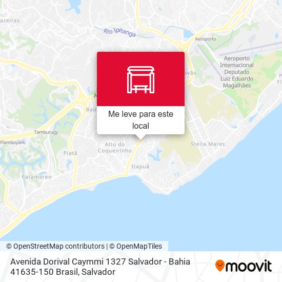 Avenida Dorival Caymmi 1327 Salvador - Bahia 41635-150 Brasil mapa