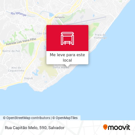 Rua Capitão Melo, 590 mapa