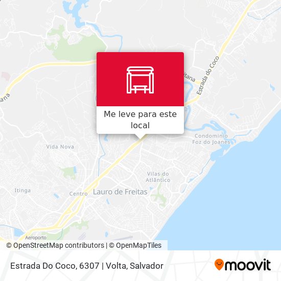 Estrada Do Coco, 6307 | Volta mapa