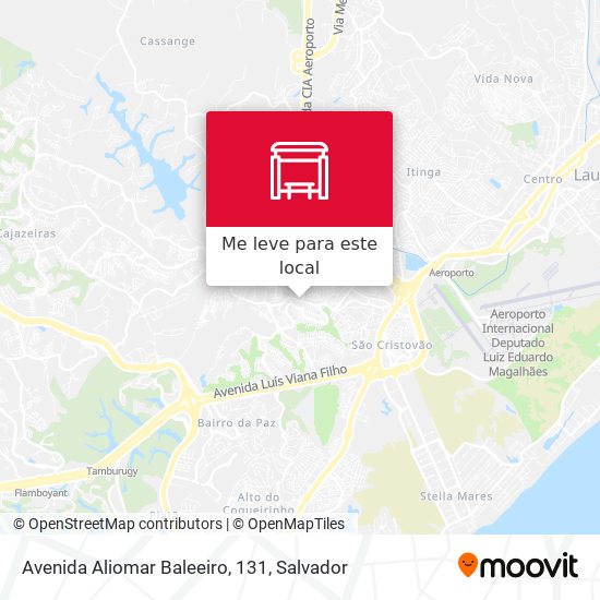 Avenida Aliomar Baleeiro, 131 mapa