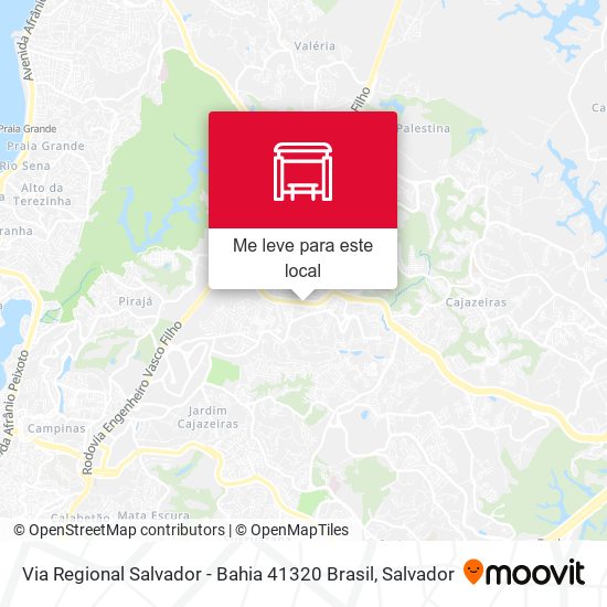 Via Regional Salvador - Bahia 41320 Brasil mapa