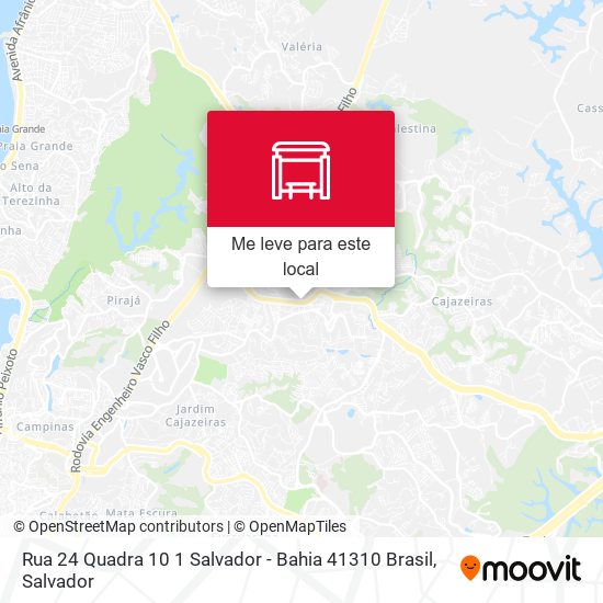 Rua 24 Quadra 10 1 Salvador - Bahia 41310 Brasil mapa