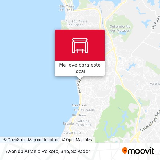 Avenida Afrânio Peixoto, 34a mapa
