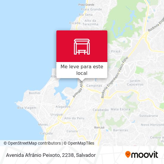 Avenida Afrânio Peixoto, 2238 mapa
