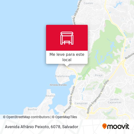 Avenida Afrânio Peixoto, 6078 mapa