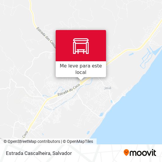Estrada Cascalheira mapa
