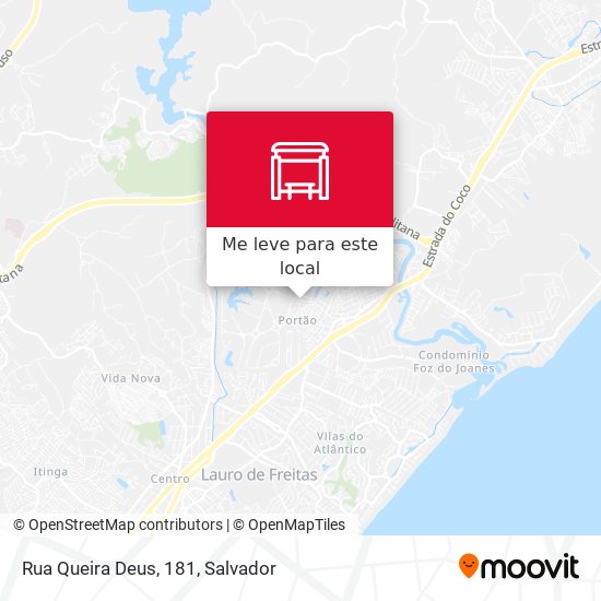 Rua Queira Deus, 181 mapa