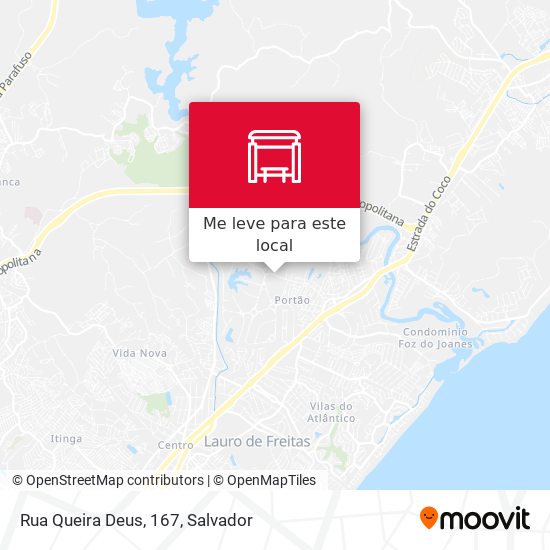Rua Queira Deus, 167 mapa