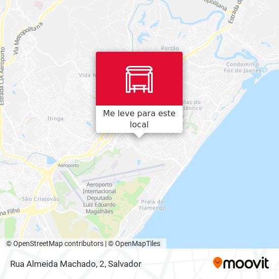 Rua Almeida Machado, 2 mapa