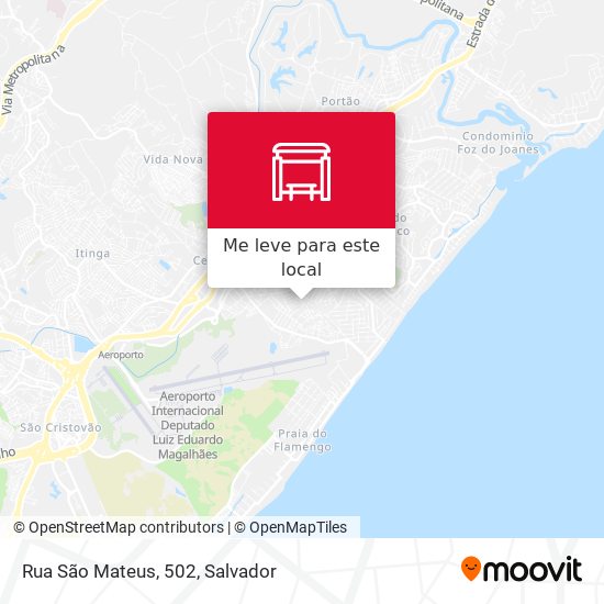 Rua São Mateus, 502 mapa