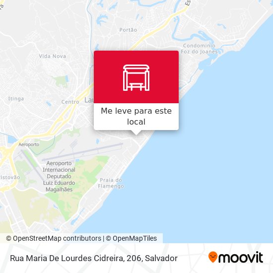 Rua Maria De Lourdes Cidreira, 206 mapa