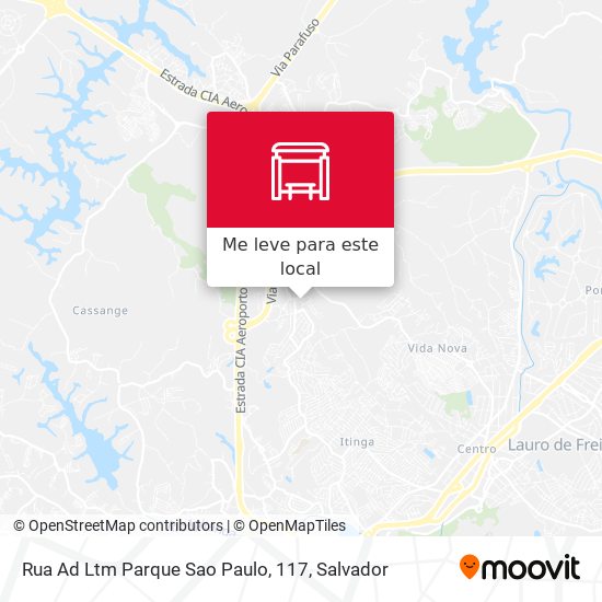 Rua Ad Ltm Parque Sao Paulo, 117 mapa