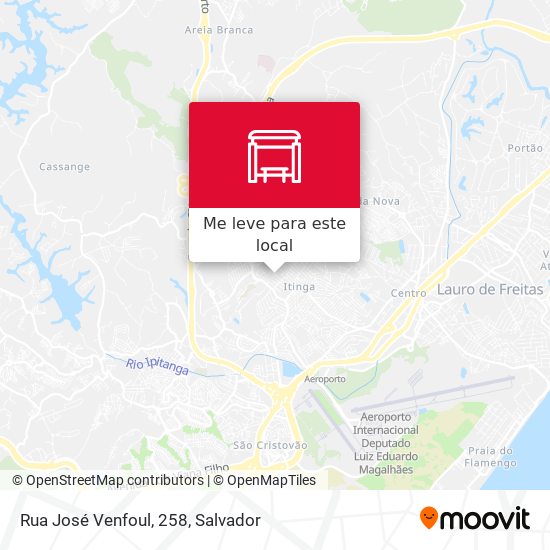 Rua José Venfoul, 258 mapa