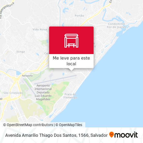 Avenida Amarílio Thiago Dos Santos, 1566 mapa