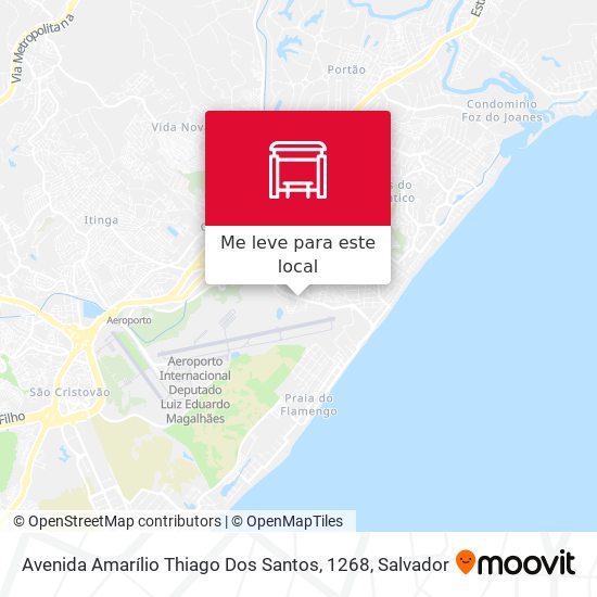 Avenida Amarílio Thiago Dos Santos, 1268 mapa