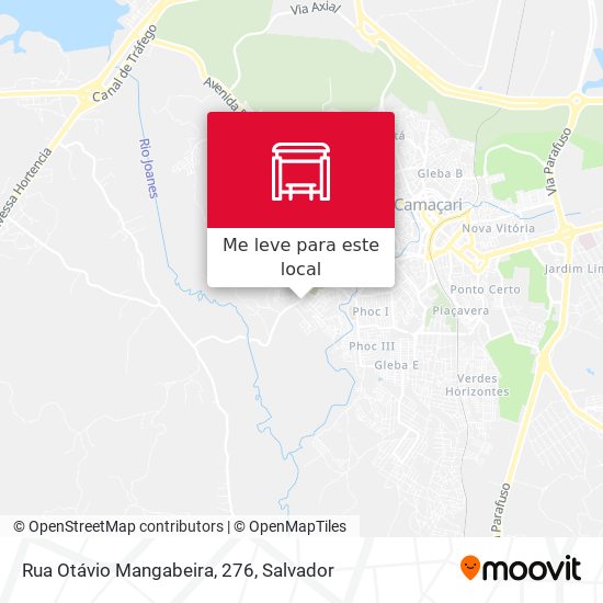 Rua Otávio Mangabeira, 276 mapa