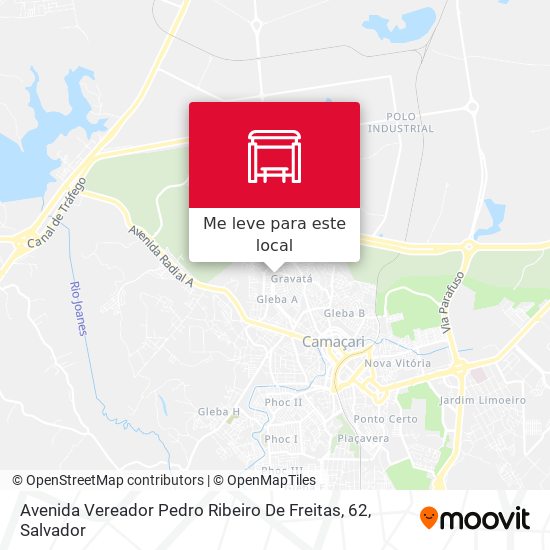 Avenida Vereador Pedro Ribeiro De Freitas, 62 mapa