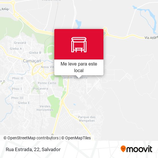 Rua Estrada, 22 mapa