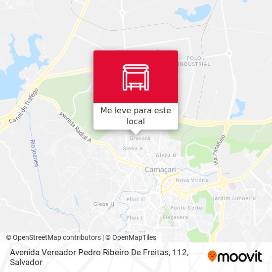 Avenida Vereador Pedro Ribeiro De Freitas, 112 mapa