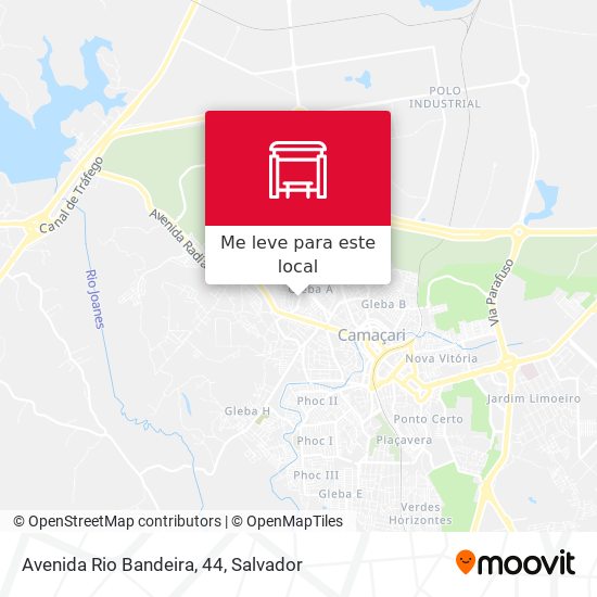 Avenida Rio Bandeira, 44 mapa