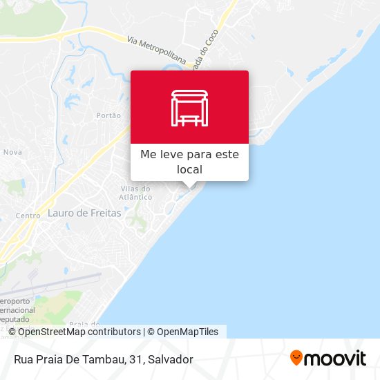 Rua Praia De Tambau, 31 mapa