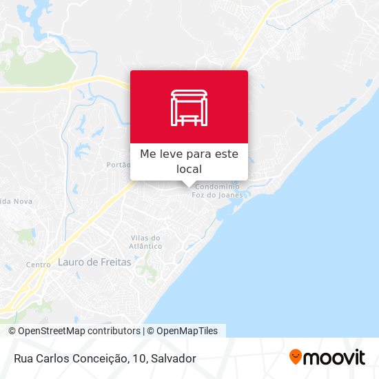 Rua Carlos Conceição, 10 mapa