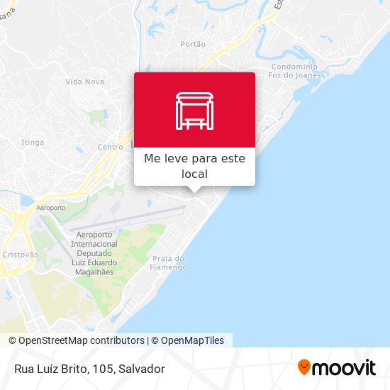 Rua Luíz Brito, 105 mapa