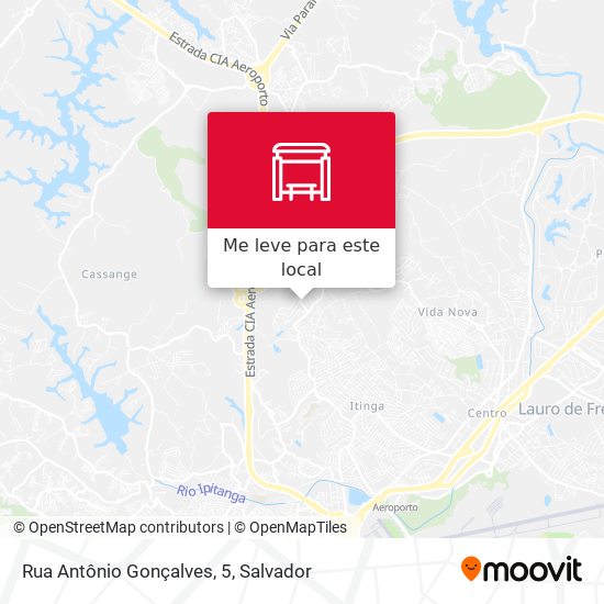 Rua Antônio Gonçalves, 5 mapa