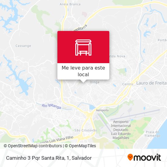 Caminho 3 Pqr Santa Rita, 1 mapa