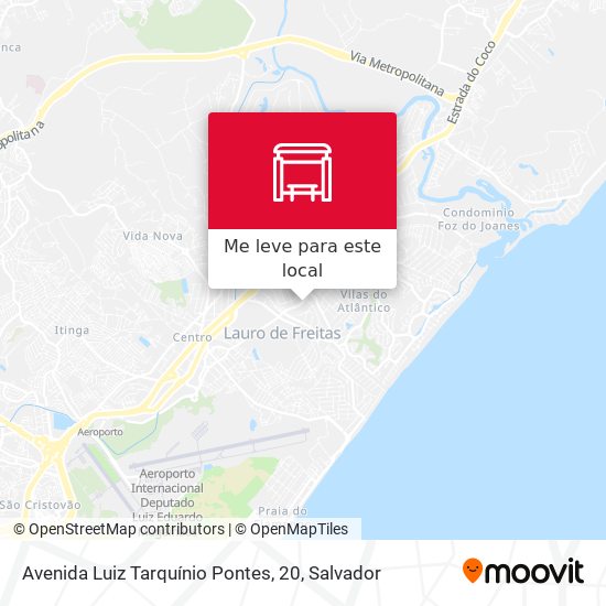 Avenida Luiz Tarquínio Pontes, 20 mapa