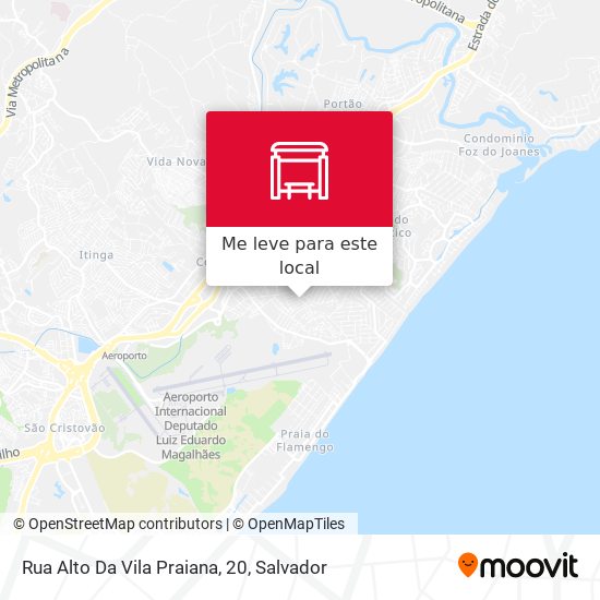 Rua Alto Da Vila Praiana, 20 mapa