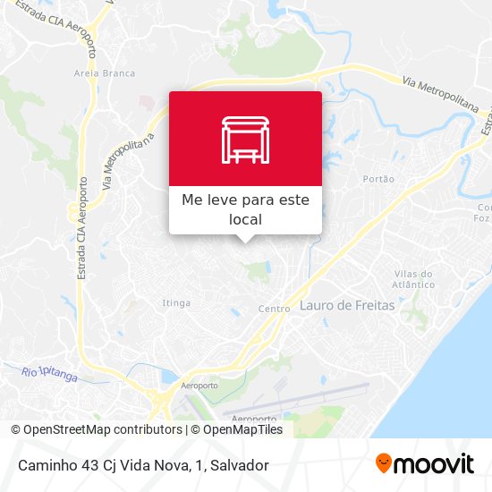 Caminho 43 Cj Vida Nova, 1 mapa