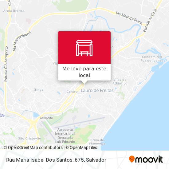 Rua Maria Isabel Dos Santos, 675 mapa