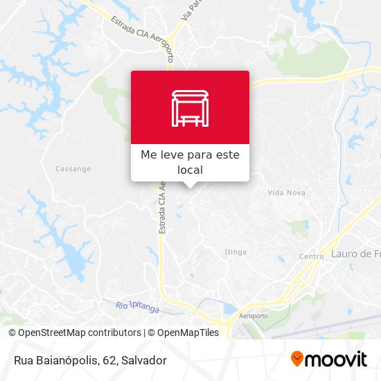 Rua Baianópolis, 62 mapa