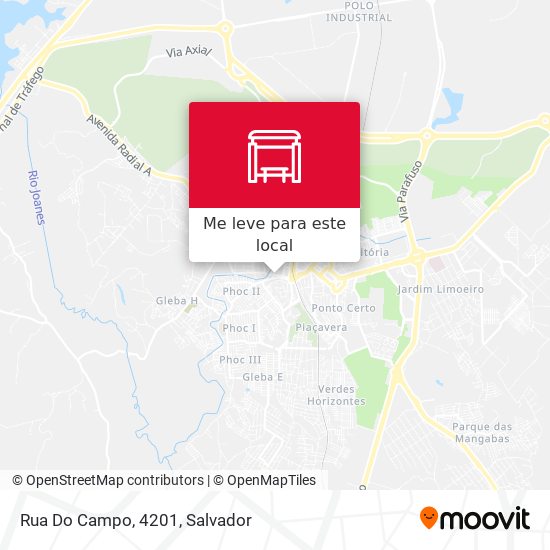 Rua Do Campo, 4201 mapa