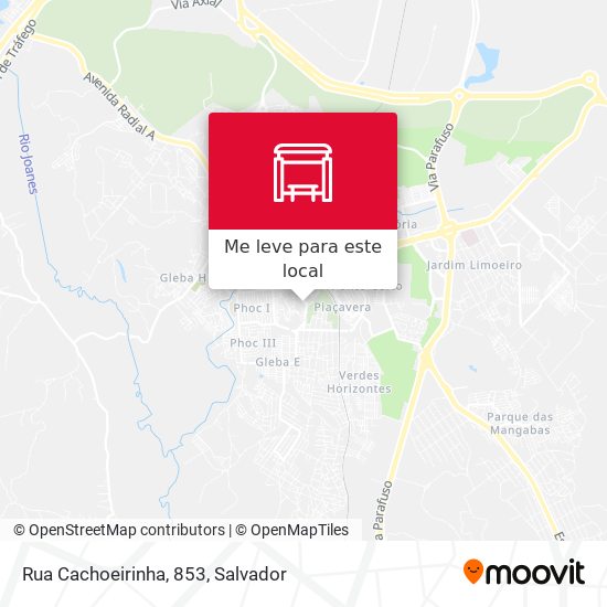 Rua Cachoeirinha, 853 mapa