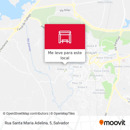 Rua Santa Maria Adelina, 5 mapa