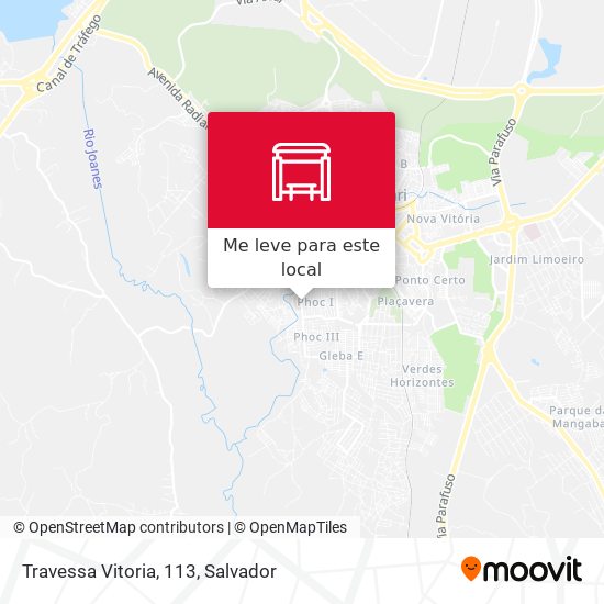 Travessa Vitoria, 113 mapa