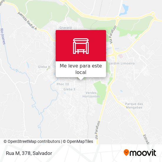 Rua M, 378 mapa