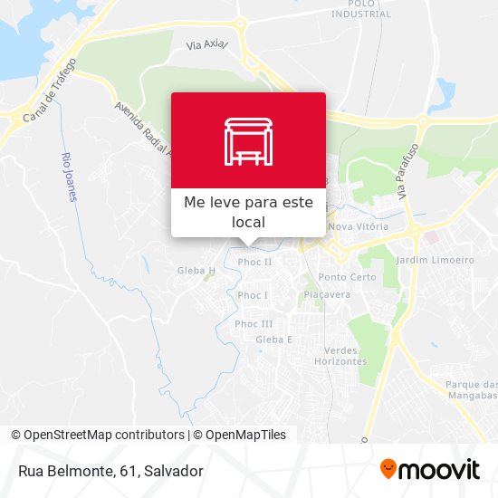 Rua Belmonte, 61 mapa