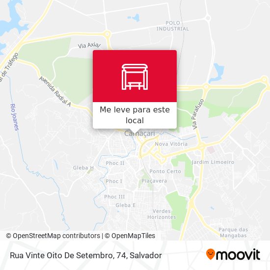 Rua Vinte Oito De Setembro, 74 mapa