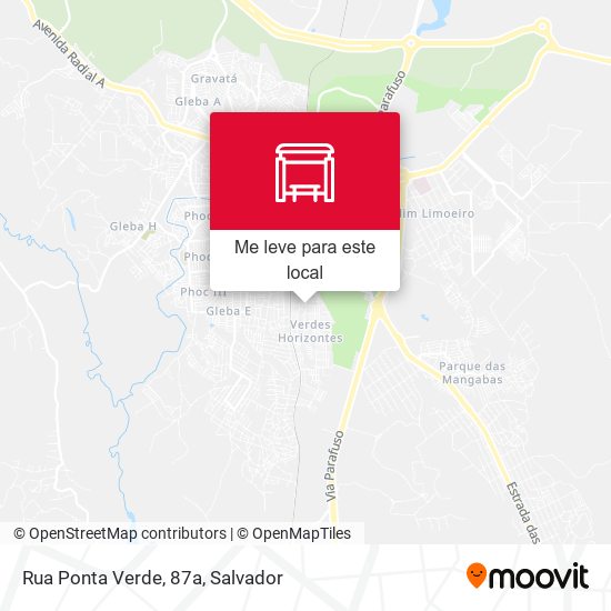 Rua Ponta Verde, 87a mapa