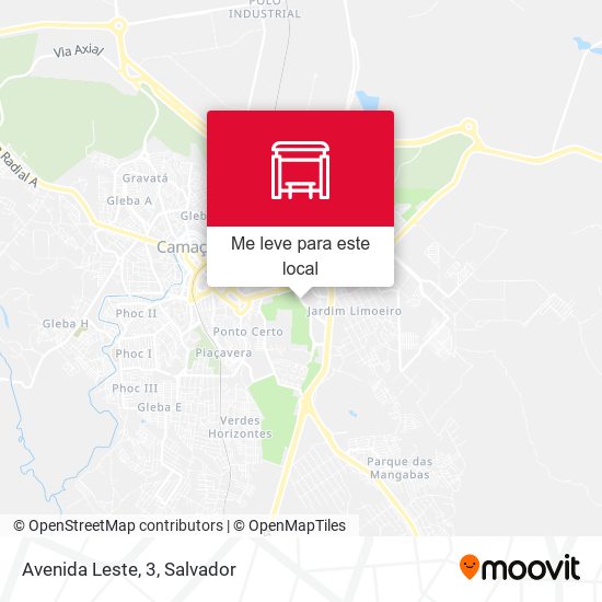 Avenida Leste, 3 mapa