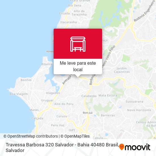 Travessa Barbosa 320 Salvador - Bahia 40480 Brasil mapa