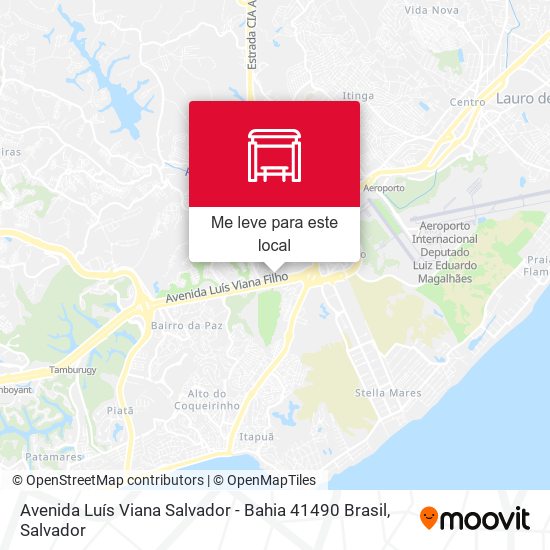 Avenida Luís Viana Salvador - Bahia 41490 Brasil mapa