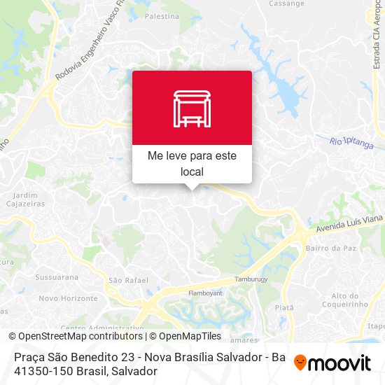 Praça São Benedito 23 - Nova Brasília Salvador - Ba 41350-150 Brasil mapa