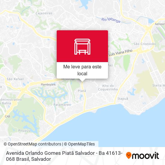 Avenida Orlando Gomes Piatã Salvador - Ba 41613-068 Brasil mapa