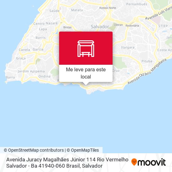 Avenida Juracy Magalhães Júnior 114 Rio Vermelho Salvador - Ba 41940-060 Brasil mapa