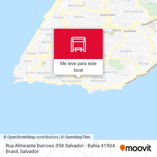 Rua Almirante Barroso 358 Salvador - Bahia 41904 Brasil mapa